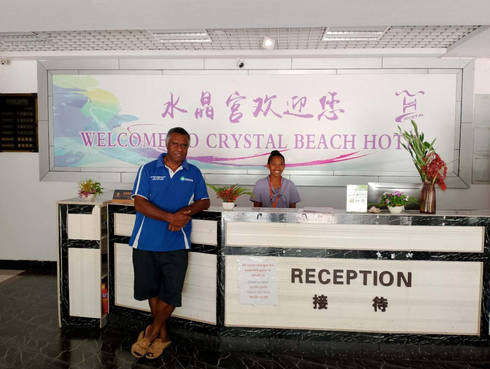 Crystal Beach Hotel Port Vila Dış mekan fotoğraf
